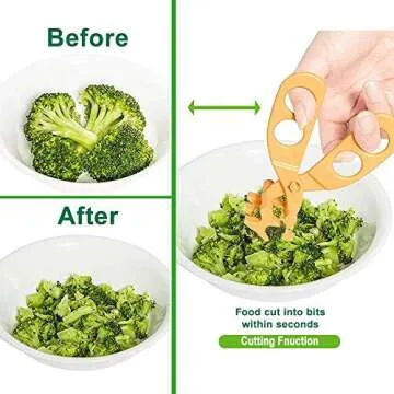 OBloved Multifunction Baby Food Scissor Cutter for Easy Meal Prep