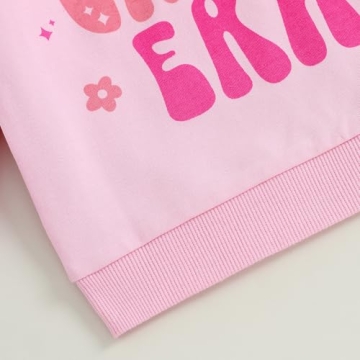 First Birthday Outfit for Baby Girls - Pink Sweatshirt, 12-18m