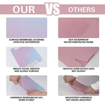 Durable 30 Pack Purple Shipping Packaging Boxes