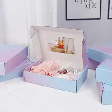 Durable 30 Pack Purple Shipping Packaging Boxes