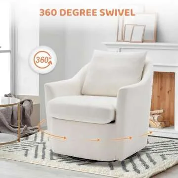 MALOL Modern Armchair, 1PC, Cream