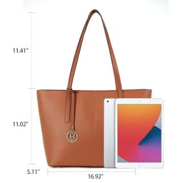 BOSTANTEN Women Leather Tote Handbag - Elegant & Practical