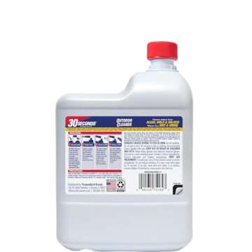 30 SECONDS Outdoor Cleaner 2 Pack with Hose End Sprayer - Cleans Stains from Algae, Mold and Mildew ...