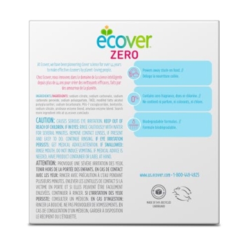 Ecover Zero Dishwasher Tablets, Eco-Friendly Cleaning Solution