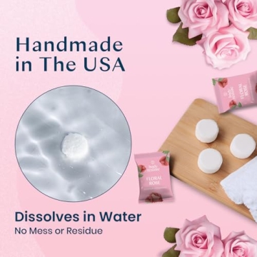 Floral Rose Shower Bombs - Aromatherapy Gift Set for All Ages