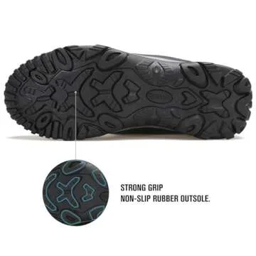 HUMTTO Women's Warm Waterproof Snow Boots for Winter