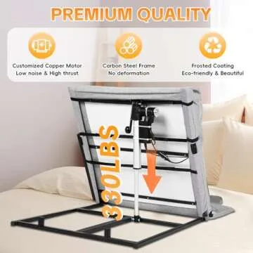 Adjustable Electric Lifting Backrest for Bed Comfort
