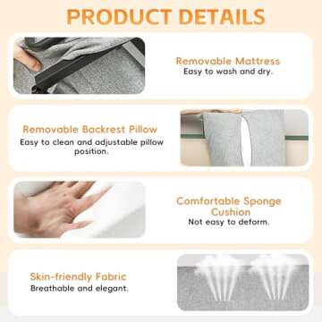 Adjustable Electric Lifting Backrest for Bed Comfort