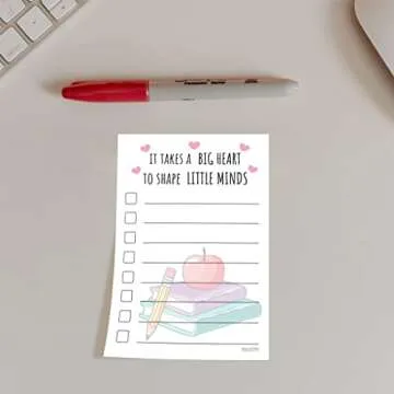Teacher to Do List Sticky Notes | Perfect Gift for Educators