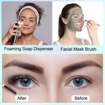 Zhehao 80 Pcs Lash Shampoo Set for Eyelash Care