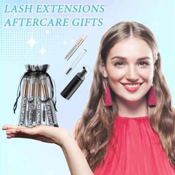 Zhehao 80 Pcs Lash Shampoo Set for Eyelash Care