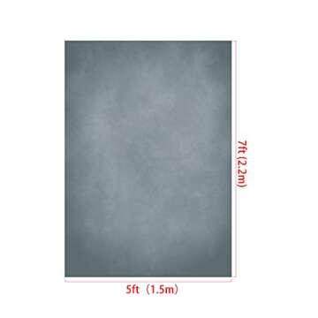 Kate 5x7ft Abstract Blue Grey Backdrop for Portrait Photography