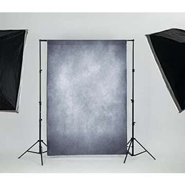 Kate 5x7ft Abstract Blue Grey Backdrop for Photography
