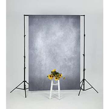 Kate 5x7ft Abstract Blue Grey Backdrop for Photography