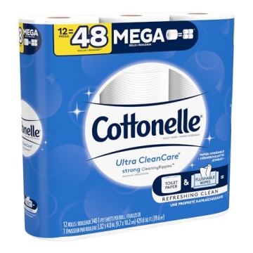 Cottonelle Ultra CleanCare Toilet Paper for Maximum Cleanliness