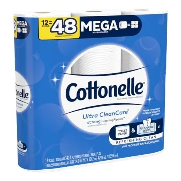 Cottonelle Ultra CleanCare Toilet Paper for Maximum Cleanliness