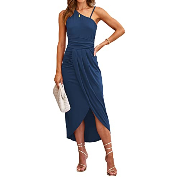 BTFBM Women Summer One Shoulder Dress for 2023