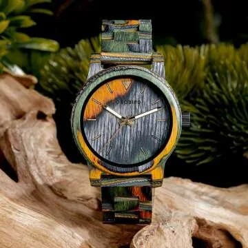 BOBO BIRD Men Wooden Watch - Stylish & Unique Design