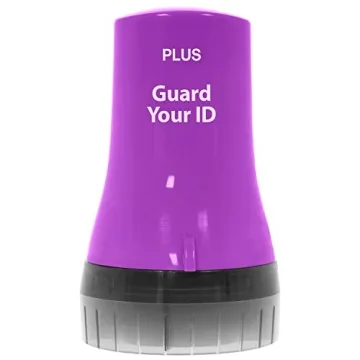 Identity Theft Prevention and Personal Privacy Protection Advanced Roller by Guard Your ID for Bills, Mail, Address Labels Without Using a Shredder (Purple, Standard)