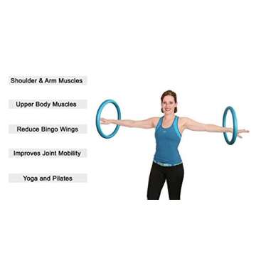 Weighted Sports Hoop: ARMHOOP 200 - Box 200 Gram. 2 Hoops, Workout and Exercise