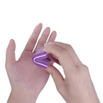 Nail Buffers (100 Pack), Mini Buffer Block Nail File for Acrylic Nails and Natural Nails, 100/180 Grit Nail Buffer Block Bulk Buffing Blocks for Nail Buff Professional Manicure File Blocks Set Purple