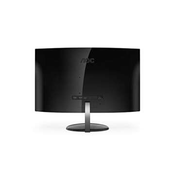 AOC CU32V3 32" Super-Curved 4K UHD monitor, 1500R Curved VA, 4ms, 121% sRGB Coverage / 90% DCI-P3, HDMI 2.0/DisplayPort, VESA, Black