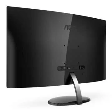 AOC CU32V3 32" Super-Curved 4K UHD monitor, 1500R Curved VA, 4ms, 121% sRGB Coverage / 90% DCI-P3, HDMI 2.0/DisplayPort, VESA, Black