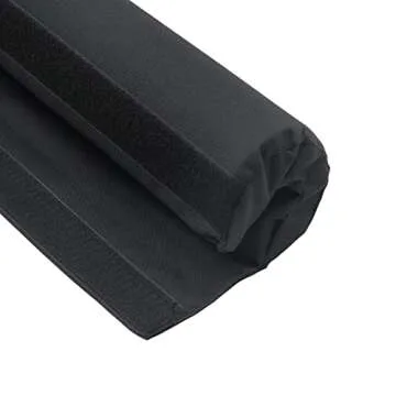 IADUMO Barbell Pad Velcro, Olympic Bar Pad for Squats,Safety Squat Bar Pad,Squat Pad for Lunges and Squats,Hip Thrusts Pad,Fit Standard and Olympic Bars(black)