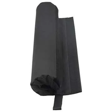 IADUMO Barbell Pad Velcro, Olympic Bar Pad for Squats,Safety Squat Bar Pad,Squat Pad for Lunges and Squats,Hip Thrusts Pad,Fit Standard and Olympic Bars(black)