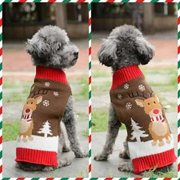 Festive PETCARE Reindeer Dog Sweater for all sizes