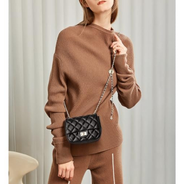 Jopchunm Quilted Crossbody Purse for Stylish Women