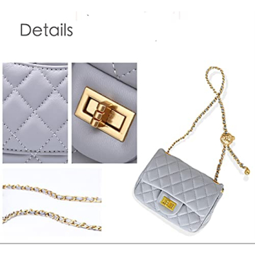 Jopchunm Quilted Crossbody Purse for Stylish Women