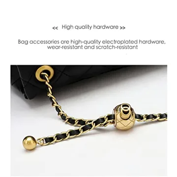 Jopchunm Quilted Crossbody Purse for Stylish Women