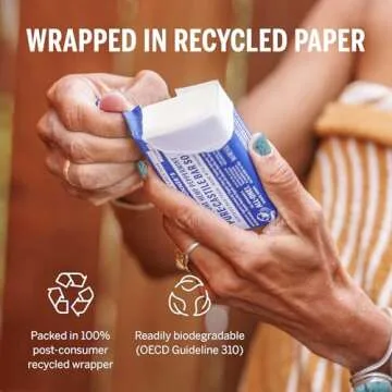 Dr. Bronner's Peppermint Bar Soap - Organic & Eco-Friendly 2-Pack