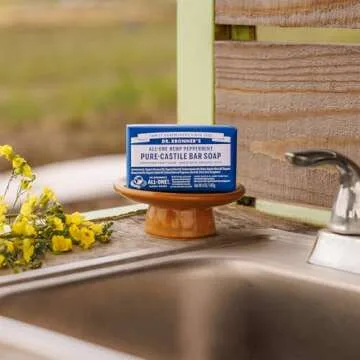 Dr. Bronner's Peppermint Bar Soap - Organic & Eco-Friendly 2-Pack