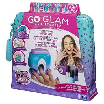 Go Glam Cool Maker Nail Stamper and Daydream Pattern Pack Refill, 7 Patterns to Decorate 175 Nails