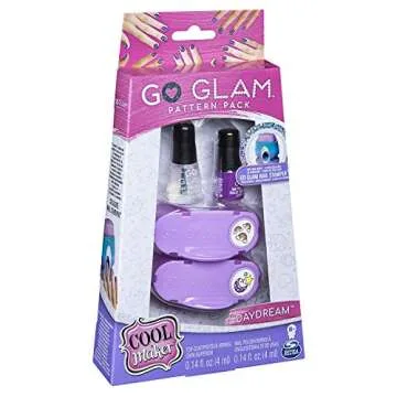 Go Glam Cool Maker Nail Stamper and Daydream Pattern Pack Refill, 7 Patterns to Decorate 175 Nails