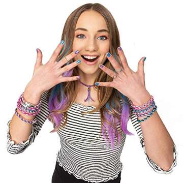 Go Glam Cool Maker Nail Stamper and Daydream Pattern Pack Refill, 7 Patterns to Decorate 175 Nails