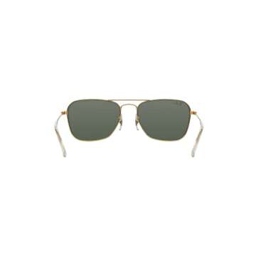 Ray-Ban RB3136 Caravan Sunglasses + Vision Group Accessories Bundle (Arista/Crystal Green (001), 55mm)