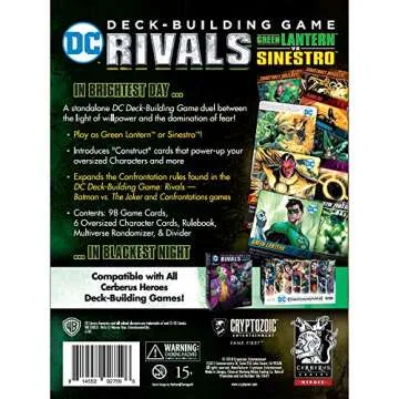 DC Deck Building Game Rivals: Green Lantern vs Sinestro