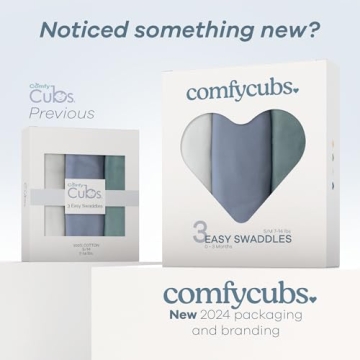 Comfy Cubs Swaddle Blanket for Baby | 3 Pack Infant Sleep Sack