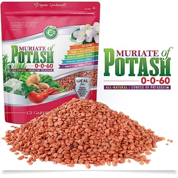 Cz Garden Muriate of Potash 0-0-60 - Premium Potassium Fertilizer for Remarkable Blooms and Yields