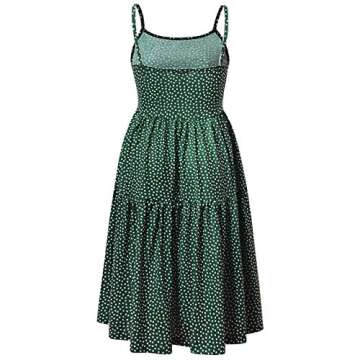 GINKANA Sleeveless Maternity Tank Dress Cami Maternity Dress Adjustable Strappy Summer Beach Swing D...