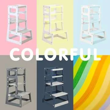 Mother's Helper Adjustable Kitchen Step Stool for Kids