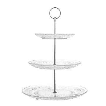 Royalty Art 3-Tier Glass Serving Stand Elegant Dishware