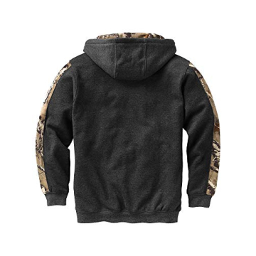 Camo Outfitter Hoodie - Charcoal Heather - Small Size