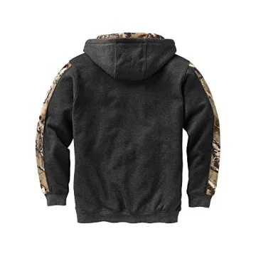 Camo Outfitter Hoodie - Charcoal Heather - Small Size