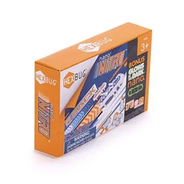 HEXBUG nano Nitro 5 Pack - Sensory Vibration Toys for Kids and Cats - Tiny HEX BUG Children’s Toy Technology with Batteries Included - Multicolor