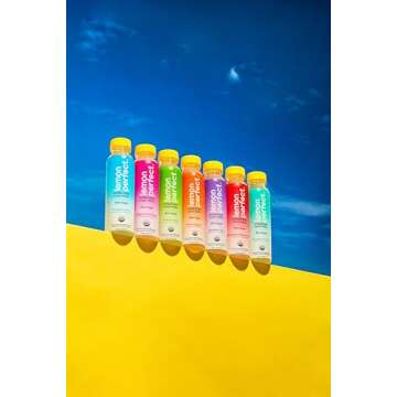 Lemon Perfect, Hydrating Organic Lemon Water, Zero Sugar, Flavored Water, Squeezed from Real Fruit, Plastic Neutral, No Artificial Ingredients, 6-Flavor Variety Pack (12oz Bottles) 12pk