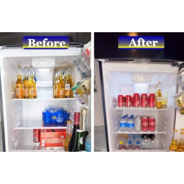 Organize Your Fridge with This Automatic Drink Pusher